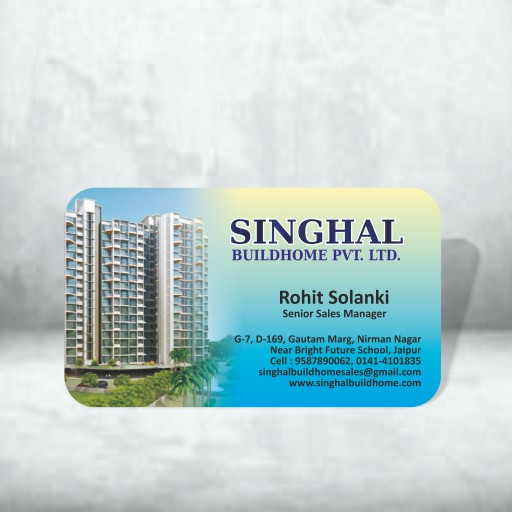 Premium Velvet Finish Round Corner Visiting Cards with custom Die Shape-2, printed on thick 500 GSM stock. Soft-touch feel, elegant design, and lasting durability—perfect for modern professionals.