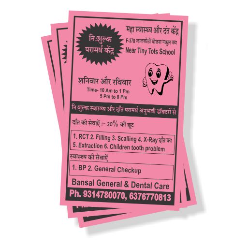 Cost Effective Single Colour Pamphlet