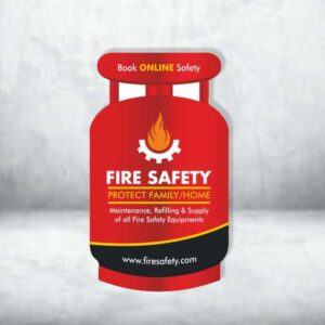 Gas Cylinder Premium Card Die Shape-29 Visiting Card