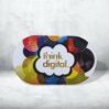 Capsule shape Gold Foil Die Cut Visiting Card