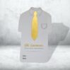 Shirt Shape Premium Gold Foil Visiting Card 400 GSM