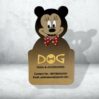 Teddy Shape Premium Gold Foil Visiting Card 400 GSM