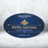 Ovel shape Premium Gold Foil Visiting Card