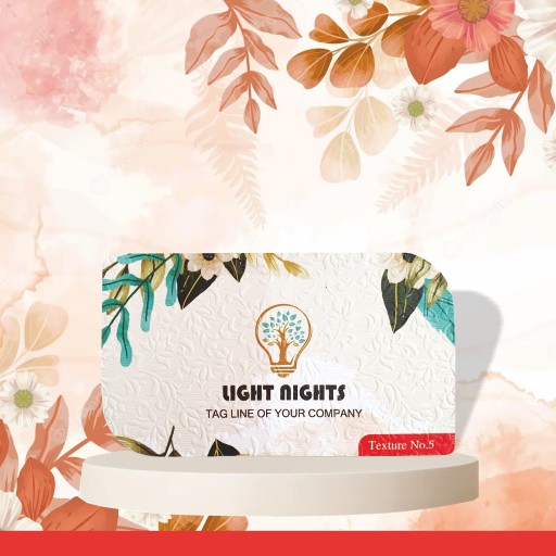 Elegant Texture Matte Finish Diecut Business Cards 800 GSM-5