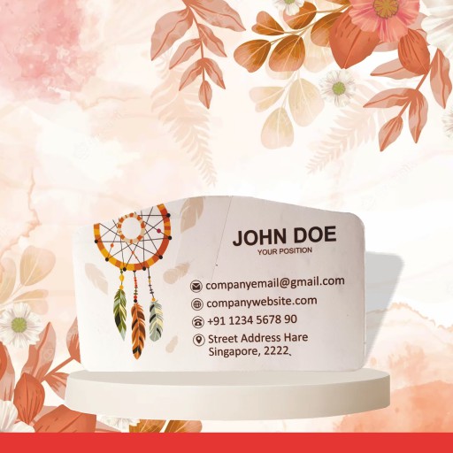 Texture Matte Finish Diecut Business Cards 800 GSM-6