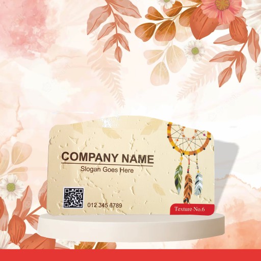 Texture Matte Finish Diecut Business Cards 800 GSM-6